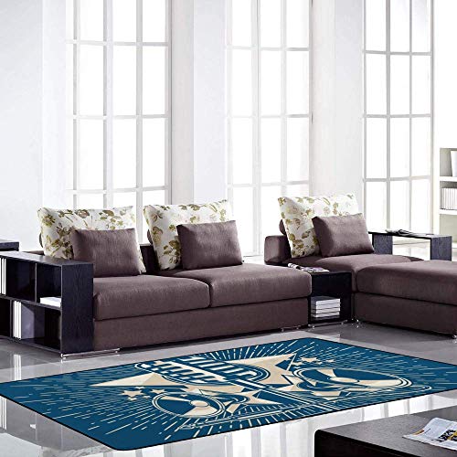 Tapis de musique monochrome rétro Ruchen 183x122 cm - 4