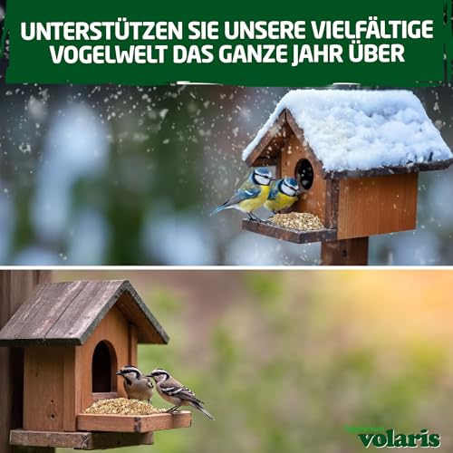 Eggersmann volaris Haferflocken 2 kg – Vogelfutter für Wildvögel – Haferflocken ideal auch als Tierfutter für Igel, Kaninchen & Nager – Wildvogelfutter geeignet für die Ganzjahresfütterung