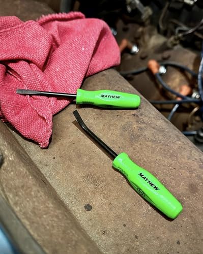 Mayhew Tools 31093GN Mini Heavy Duty Pry Bar, 2-Piece Set, Green, Green - Heavy Duty - Image 3