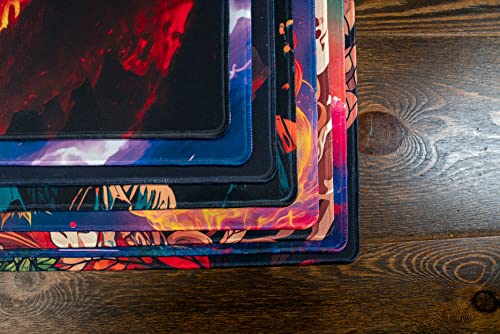 Trading Card Game Playmat | Premium Playmat | 24" X 14" (Rainbow Shrine) #TOP7