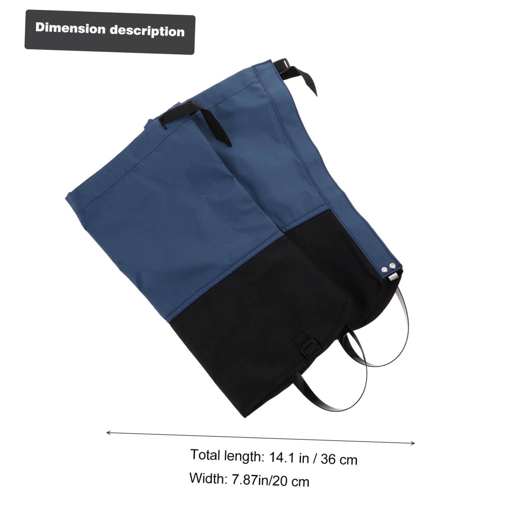 Toddmomy Unisex Hiking Accessory Snowproof Boots Gaiters Leg Guards for Windproof Warmth