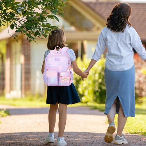 Sac à dos pour filles léger résistant à l'eau, cartable adolescentes - 3