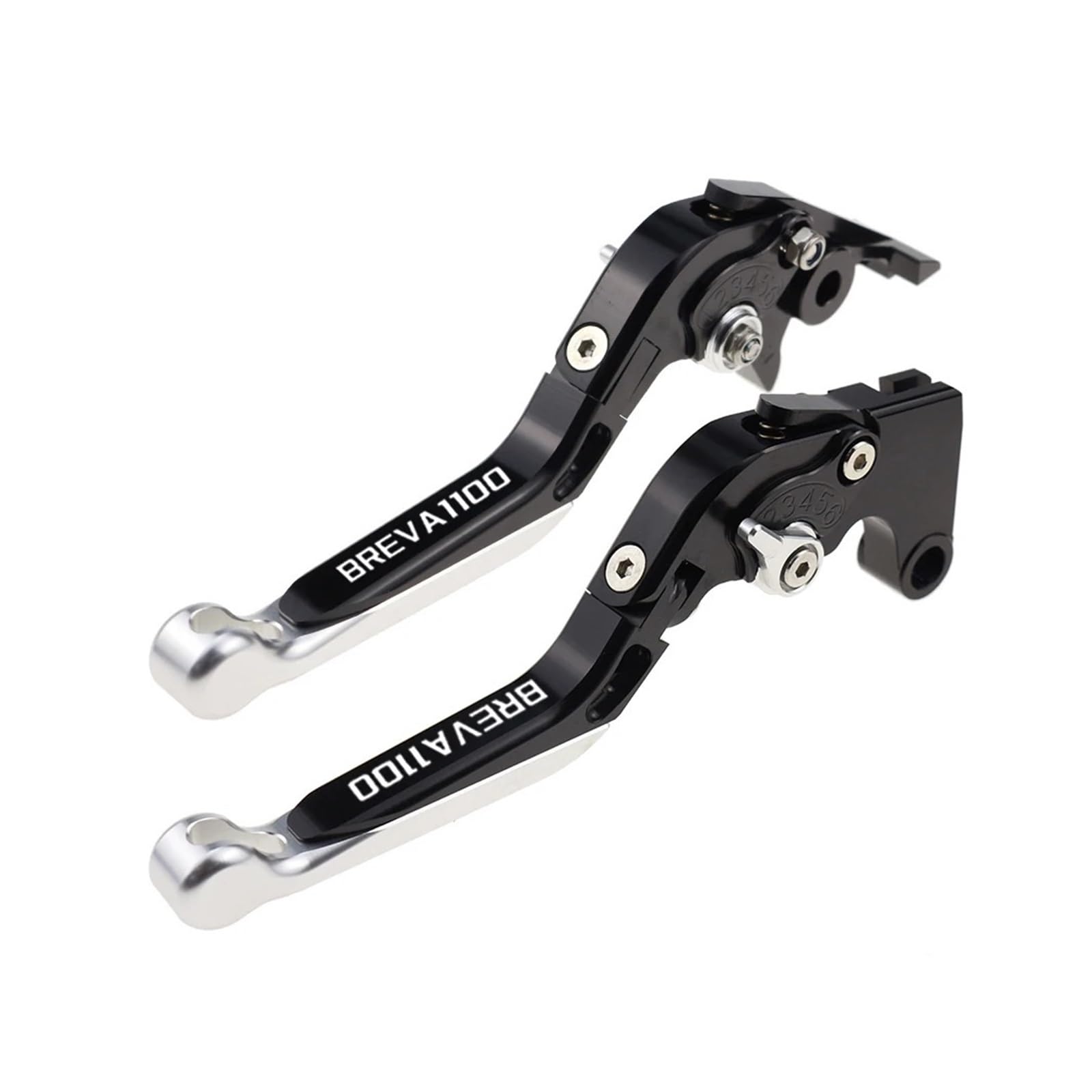 Yxbswbjd 25 Aluminum Alloy Folding Brake Lever For Breva1100 2006-2012 Motorcycle Folding Extendable Brake Clutch Levers