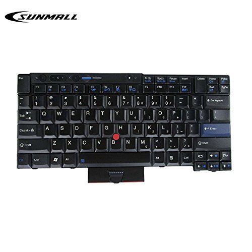 Sunmall T410 Keyboard, New Laptop Keyboard With Pointer For Lenovo Thinkpad T410 T420 T510 T520 X220 T400 T420S Us Layout Black #TOP5