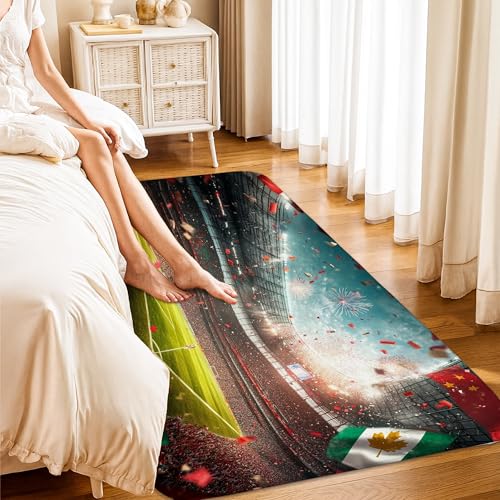 Tapis de stade rectangulaire esthétique haute densité pour entrée - 4