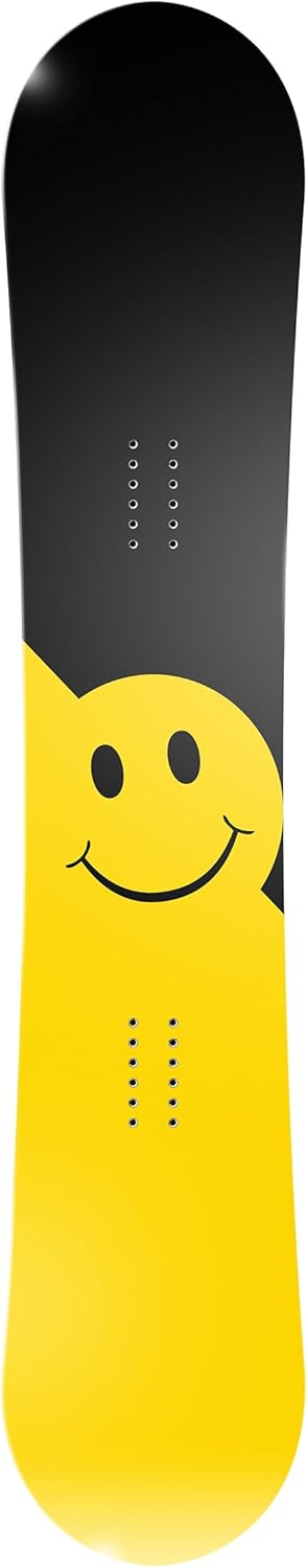 Snowboard Wrap #151 - Smile Face Snowboard Graphic Wrap - Laporte Graphics - Includes Application Squeegee - 14 inch x 65 inch fits most snowboards