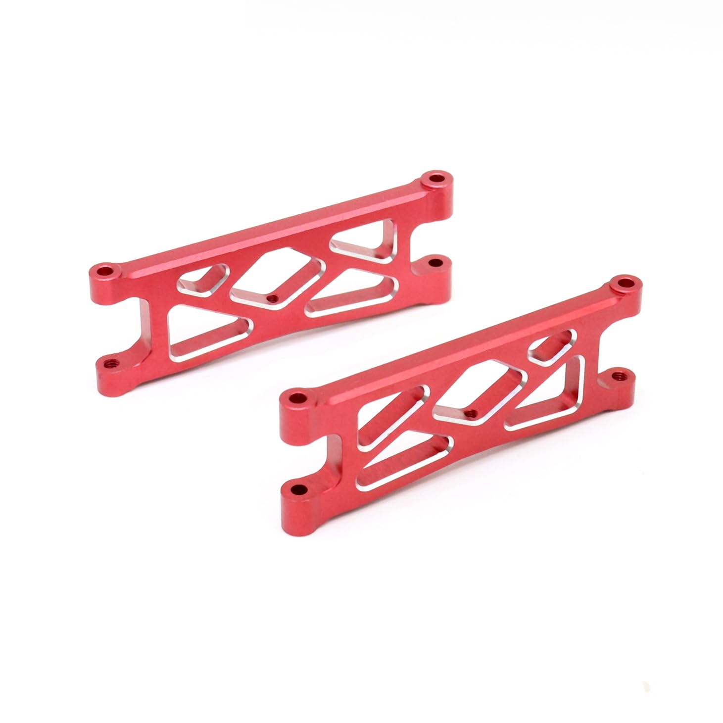 Mesimsple Alloy Rear Lower Suspension A Arm 6061 Alum ARA330808 for Arrma 1/18 Granite Typhon Grom Mega 380 Upgrades Part Red