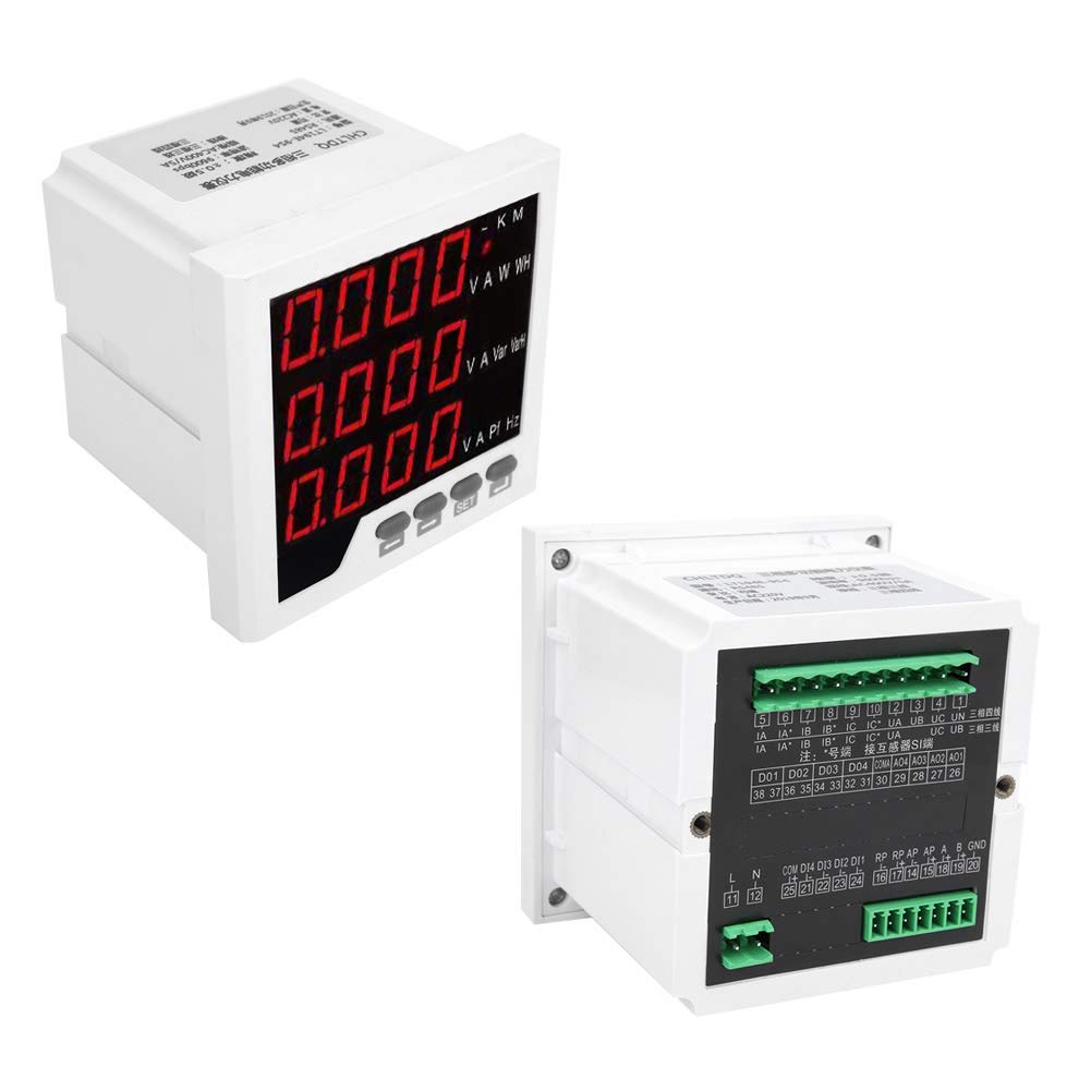 3 Phase Digital Multifunction Meter Programmable Volt Meter with RS-485 Interface for Factory Power Monitoring