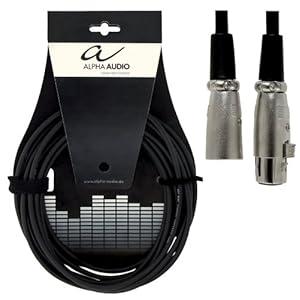 Alpha Audio 190040 Basic Line microfoonkabel (3 m, XLR)