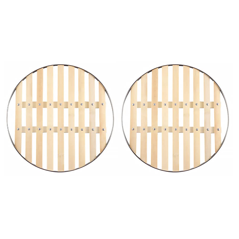 Bamboo Steamer Rack Duo with Stainless Steel