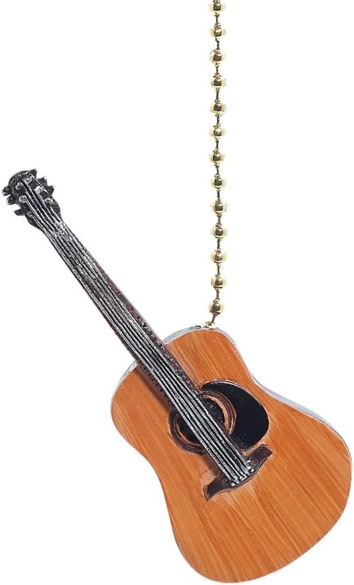 Acoustic Guitar Fan Pull Decorative Light Chain