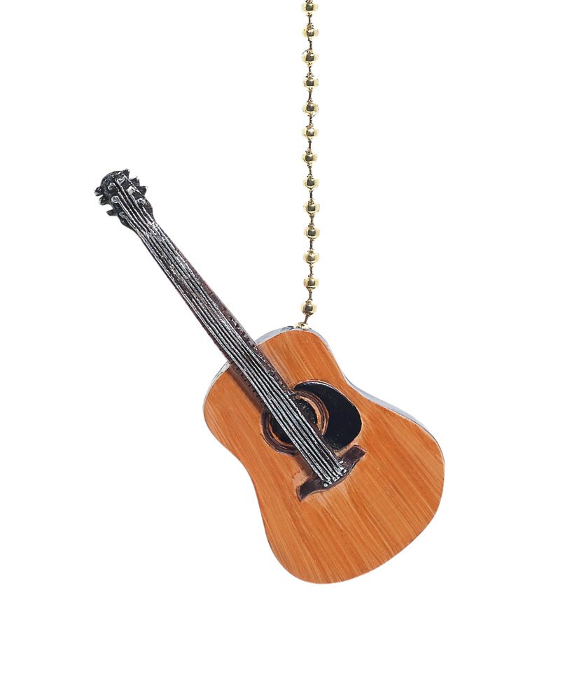 Acoustic Guitar Fan Pull Decorative Light Chain