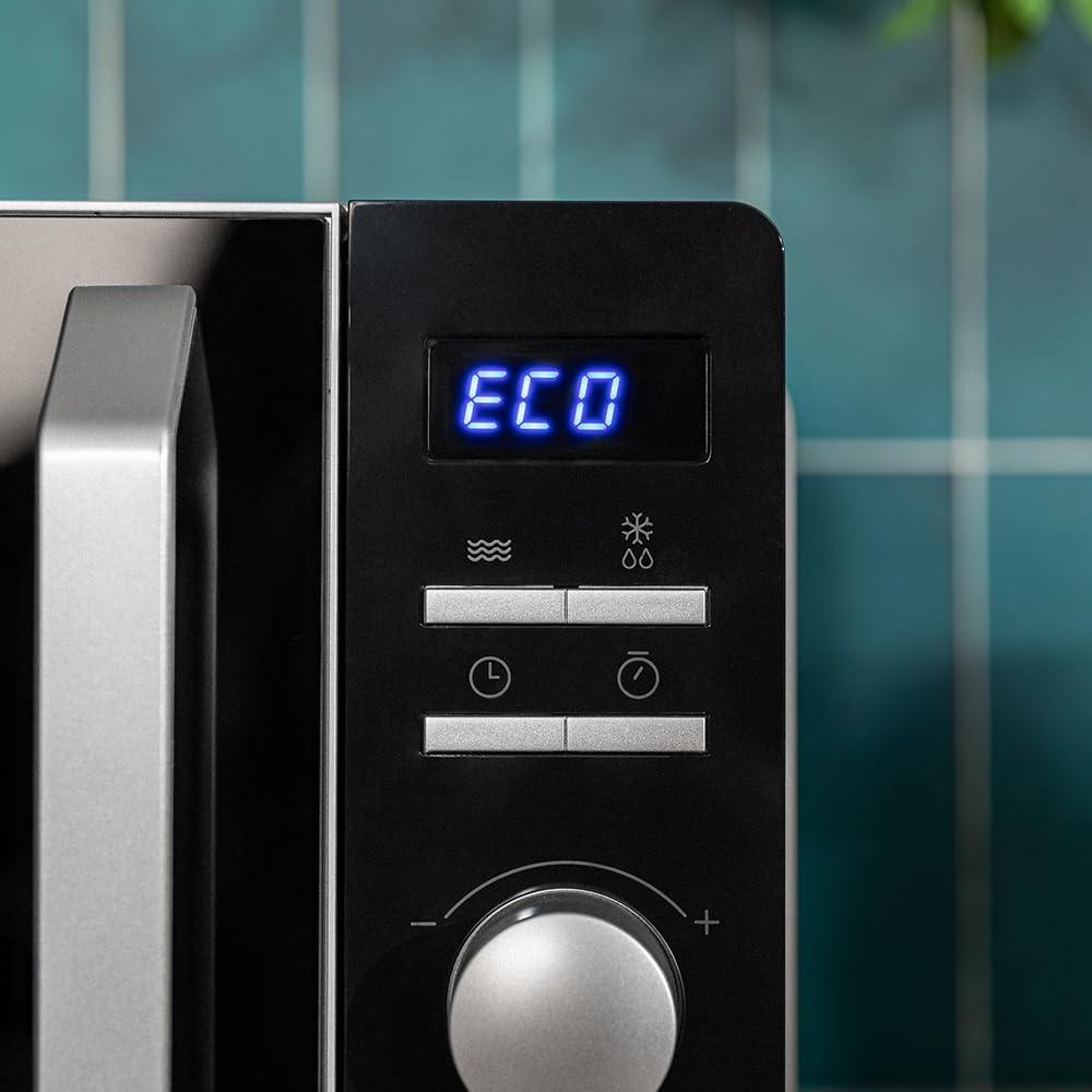 Cecotec Micro-ondes Proclean 5010 Inverter. Micro-onde avec technologie onduleur, 700W, 5 niveaux, 19L, plateau tournant 245mm, 8 programmes préconfigurés, minuterie 30 min et affichage LED.