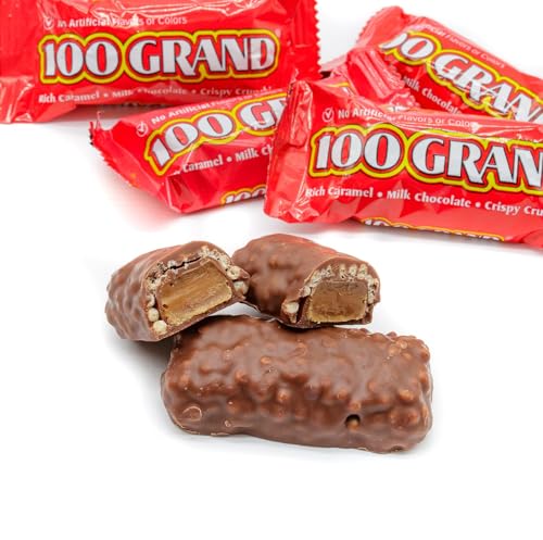 Candy Bar Fun Size 2 lb – Anti Melt Pack, Bulk Candies in Resealable Bag, Individually Wrapped (40 Pieces)