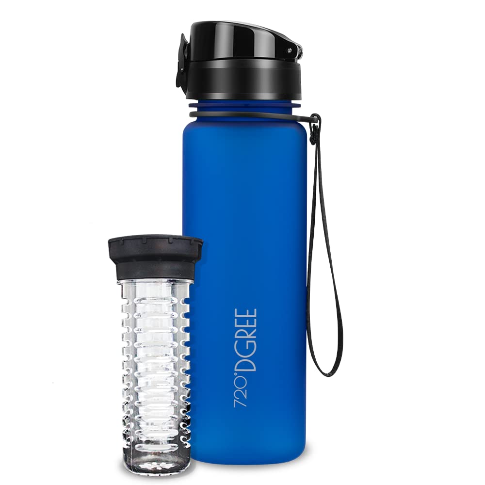 720°DGREE Botella Agua 1 Litro “uberBottle“ - Tamiz-Fruta, softTouch - Sin BPA, Prueba de Fugas, Reutilizable - Cantimplora, Water Bottle ideal para Deporte, Fitness, Gimnasio, Senderismo, Ciclismo — view 167