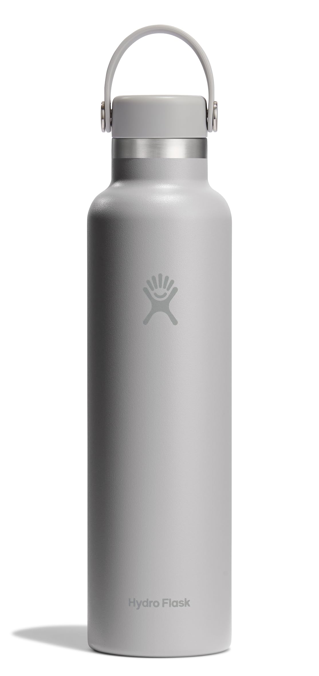 Water Bottle - Insulated Stainless Steel - Non Spill, Leakproof in 24 Oz Birch Gray