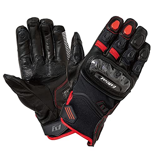 山城 IDEAL アイディール バイク用 グローブ 秋冬モデルID-113 TOUGH レッド 2XLサイズ ID113RD/2XL