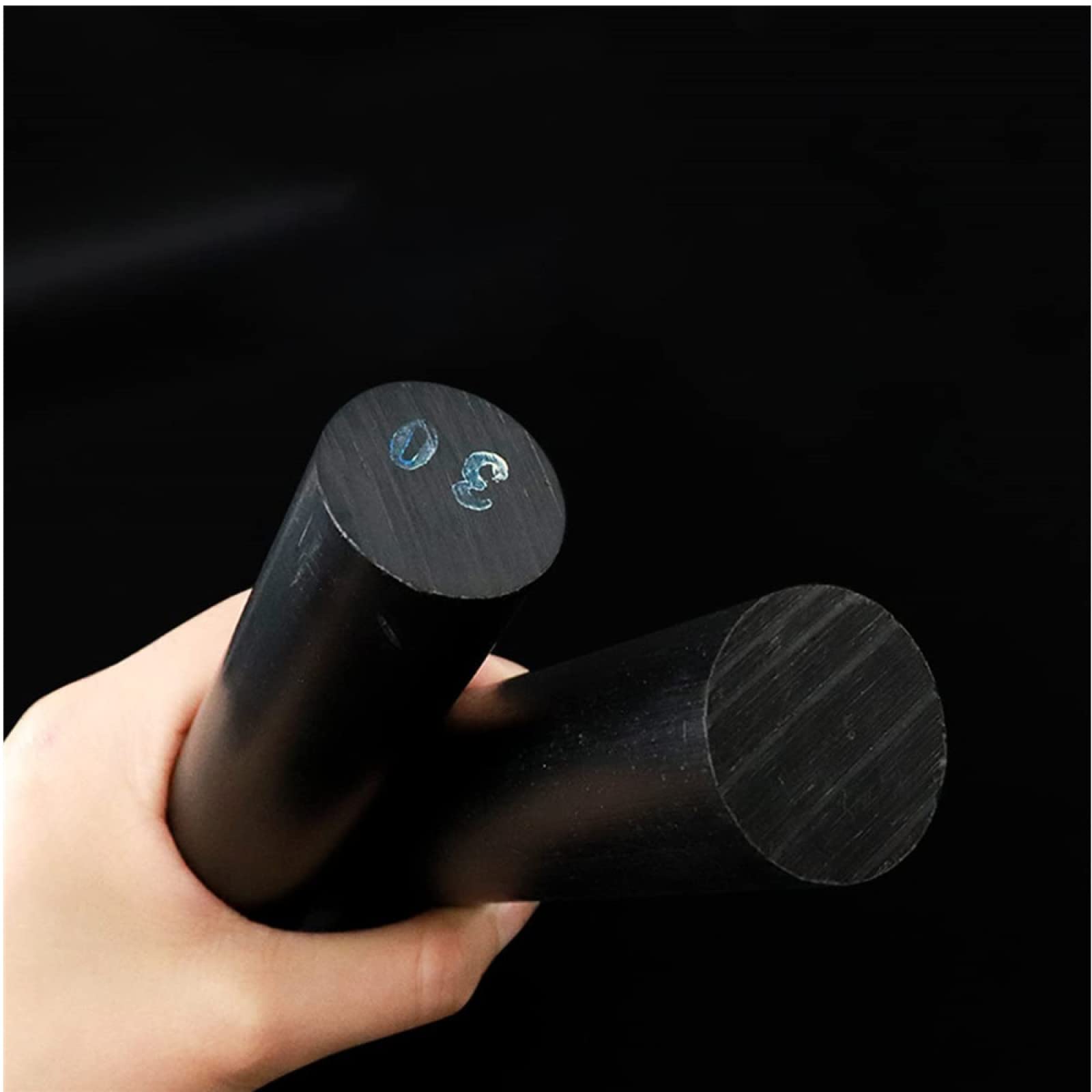 Amazon.co.jp: 4本、ABS丸棒、黒色の実線棒、建築モデル作成に適して