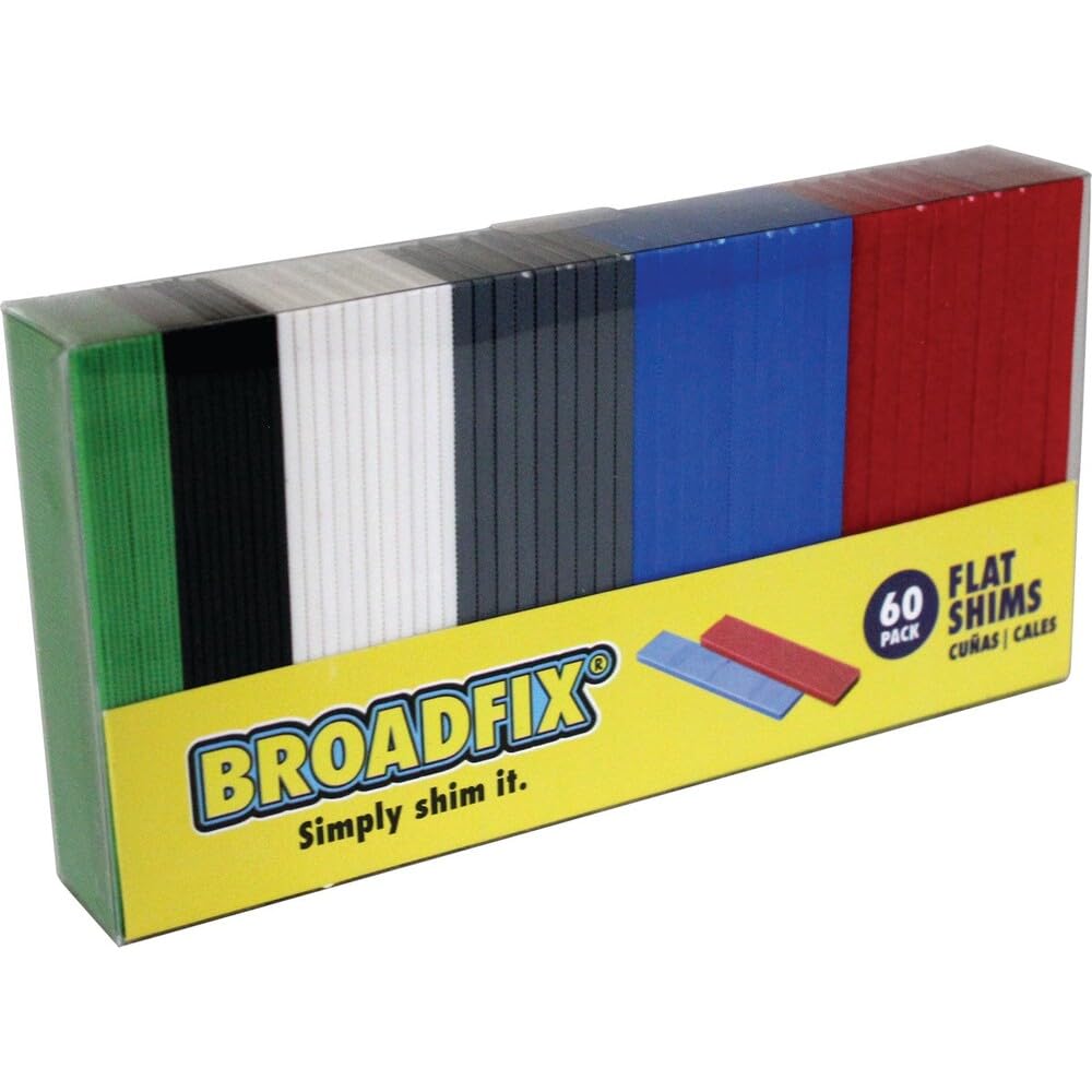 Broadfix Shim Flat Plastic - 60 Pack -2