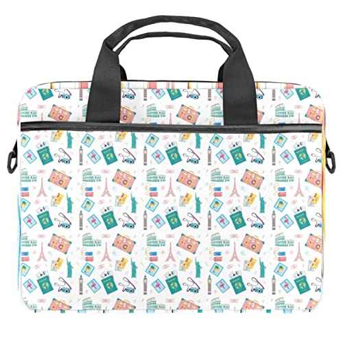 Housse ordinateur 13-14 pouces au motif Big Ben pour vos trajets urbains et voyages quotidiens
