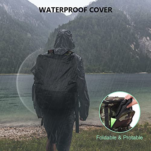 Lixada Fishing Tackle Backpack Multifunctional Fishing Tackle Utility Bag Large Waterproof Tackle Bag Storage With 4 Trays Tackle Box #TOP6