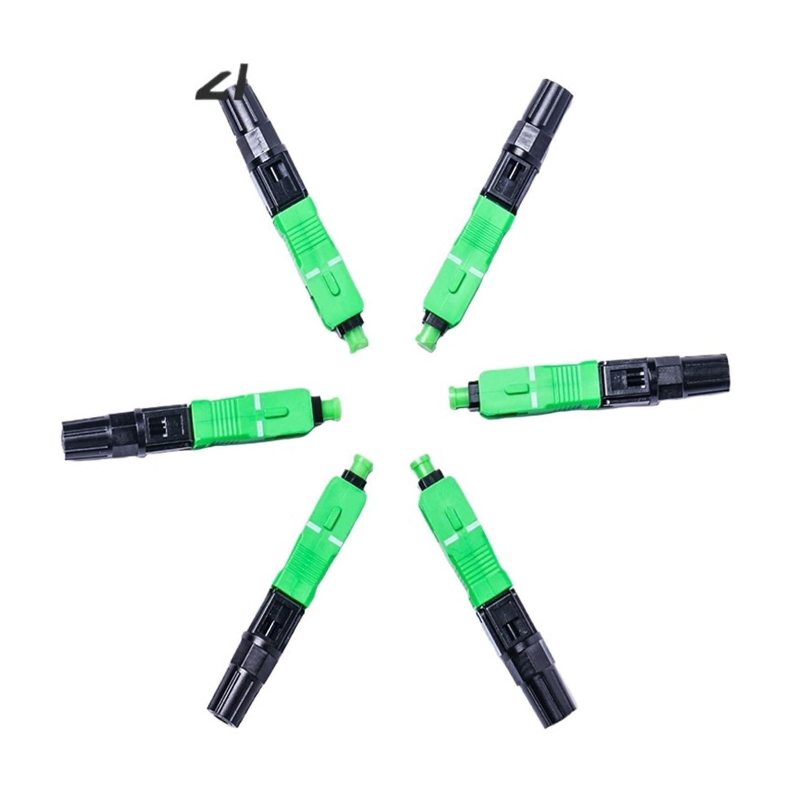 Épisseur de Fibre Optique Fibre Optique monomode SC FTTH APC, Rapide, 100 pièces/boîte