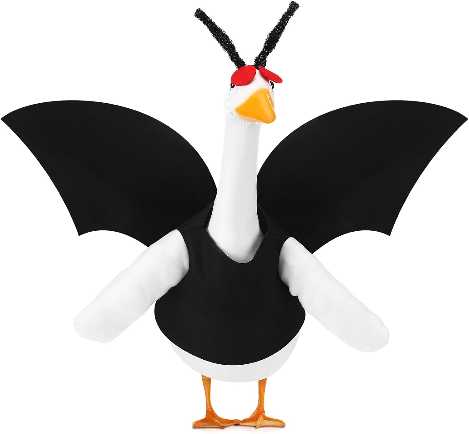 Outus Turkey Porch Goose Outfits Happy Thanksgiving Costume for Plastic or Cement Porch Goose 23 Inch Lawn Statue Outfit for Fall Thanksgiving Garden Yard Patio Lawn Statue Decoration