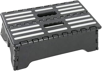 Portable One Step Stool for Elderly & Disabled –Antislip Half Step for Indoor & Outdoor Stairs, Cars, Bed, Chair, Shower – Lightweight Mobility Safety Tread