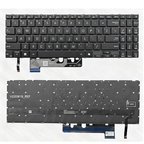 US ���C�A�E�g ASUS Vivobook S15 Pro15 S5507QA S5506M M5506U S5507Q S5606S �m�[�g�p�\�R���̃L�[�{�[�h �������ȒP(Black Backlight US)