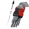 9 Piece Torque Alyan Key Set (Long size ALLEN SET) Nine pcs Steel