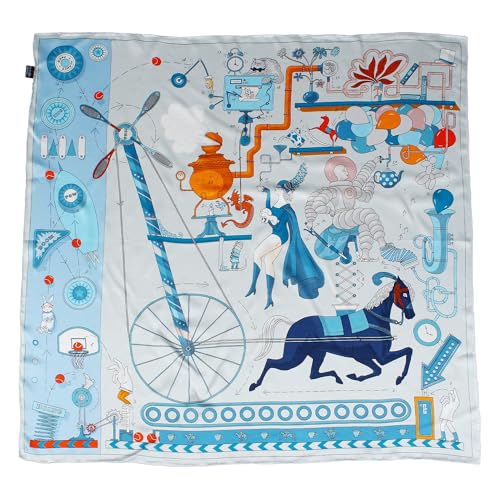 LMOY 100% Mulberry Twill Silk Feeling Scarf Large Square Pure Silk Scarf Head Scarf for Women4