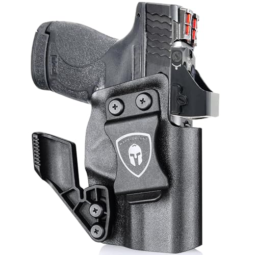 WARRIORLAND IWB Kydex Holster w/Claw & Optics Cut, Compatible with S&W M&P Shield Plus/Shield M2.0 /