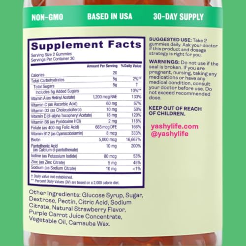 YASHY Menopause Hair Support Gummies