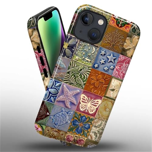 Coque iPhone 13 anti-rayures et antichoc hybride double protection fleurs
