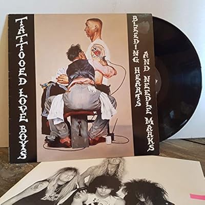TATTOED LOVE BOYS bleeding hearts and needle marks. VINYL 12" LP. LUSLP1