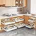 Seinloes 2 Pack Pull Out Cabinet Organizers 21