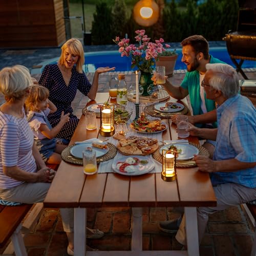 Anxingtools CORDLESS LED TABLE LAMP Portable Metal Table Lamp,Cordless Table Lamp,Battery Operated, 3 Light Colors, For Restaurant/Bedroom/Bars/Outdoor Party/Camping/Coffee Shop Atmosphere Night Light thumb #5
