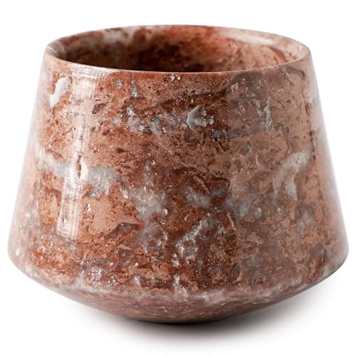 Marble Whiskey Glass, 10 oz Rocks Glass for Whiskey, Bourbon, Sco...