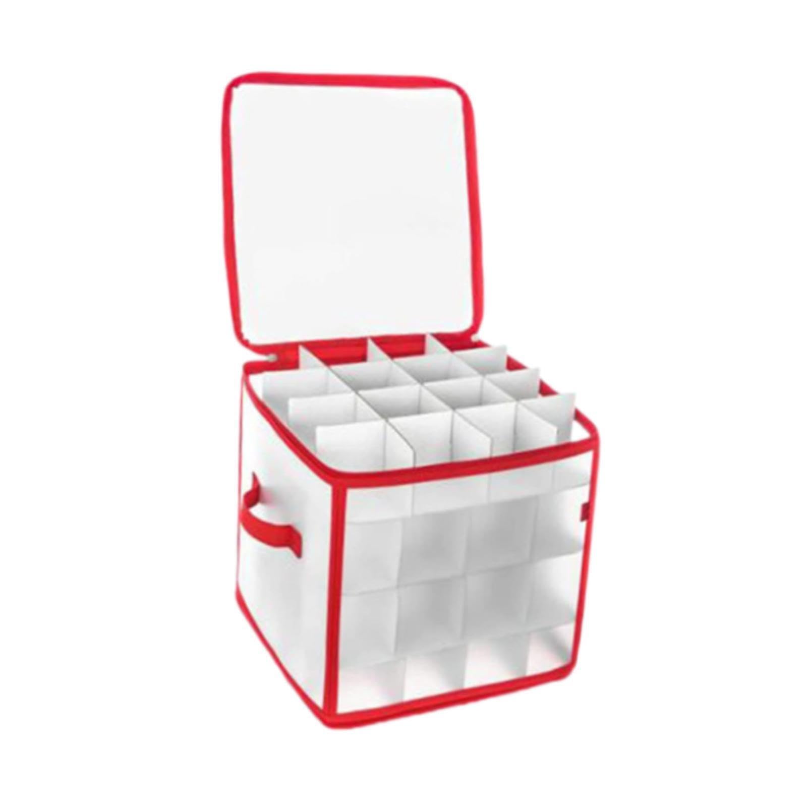 PIXZCSA Durable Storage Box For Holiday Ornaments Easy To And Foldable For Convenient Storage When Not In Making Easy To Store In Any Or Out Of Way Place. Can