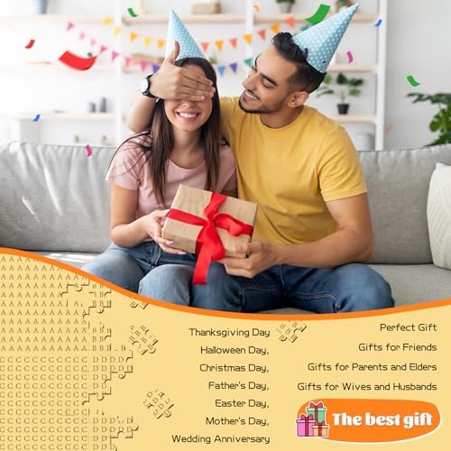TangMosaic 1000 Piece Puzzle for Adults, Jigsaw Puzzle Challenging Game, Small Town Scenery Puzzles Interlock Perfectly No Dust for Home Decoration, Great Birthday Party - 5