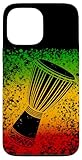 Graphique simple Arty uniquement sur le drapeau rasta. ADN des racines jamaïcaines : idéal si vous aimez l'Afrobeat, aimez la musique ouest-africaine, la musique jamaïcaine, la musique des Caraïbes, Soca, Calypso. Amour Sanbayi pour la vie de djembé !