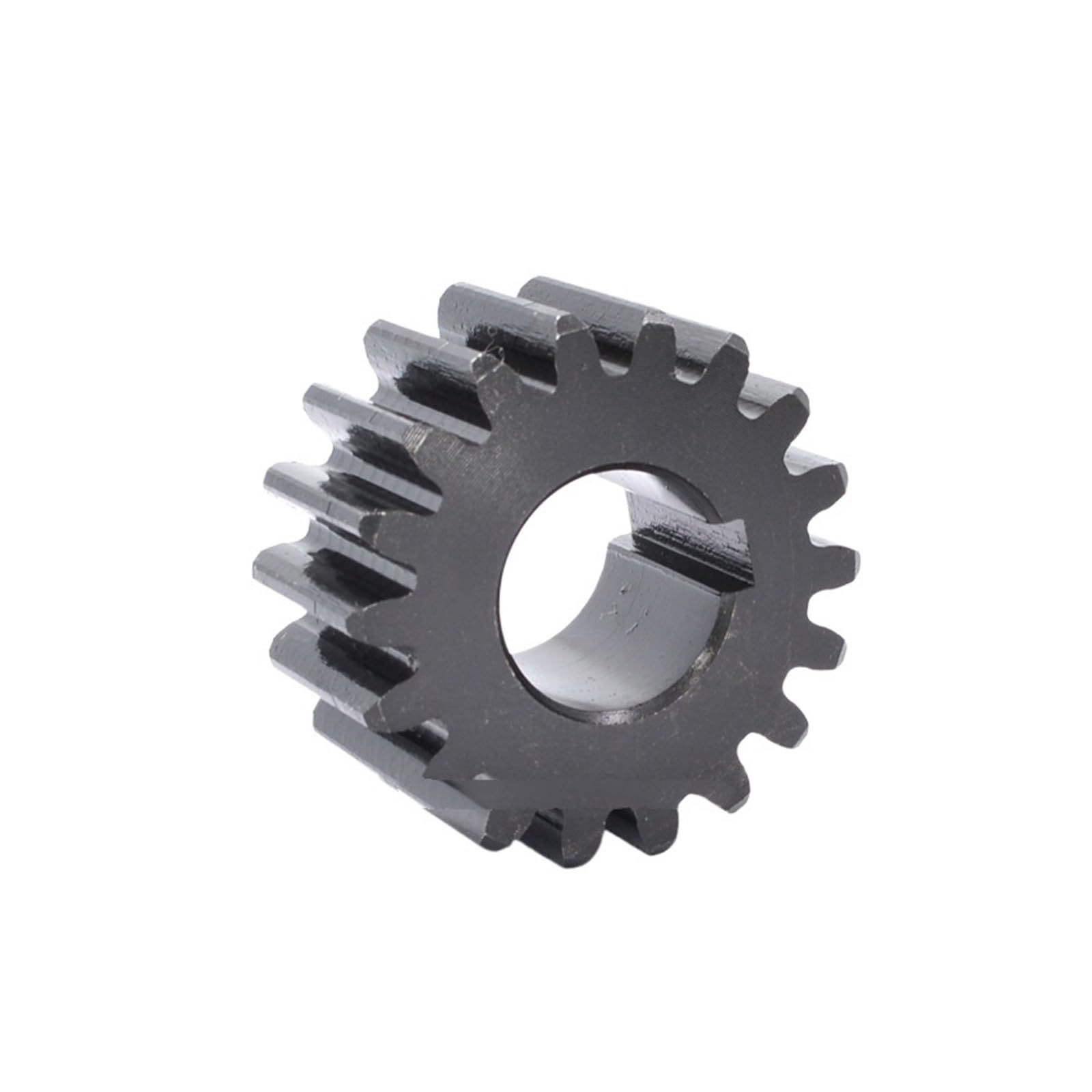 Pignon industriel de machines Engrenage droit 18T-21T 2M, 1 pièce, 45 # acier 18 19 20 21 dents, engrenage plat, alésage de clavette 18/19/20mm ( Color : 18 Teeth (OD 40mm) , Size : 18mm- 6x2.8mm )