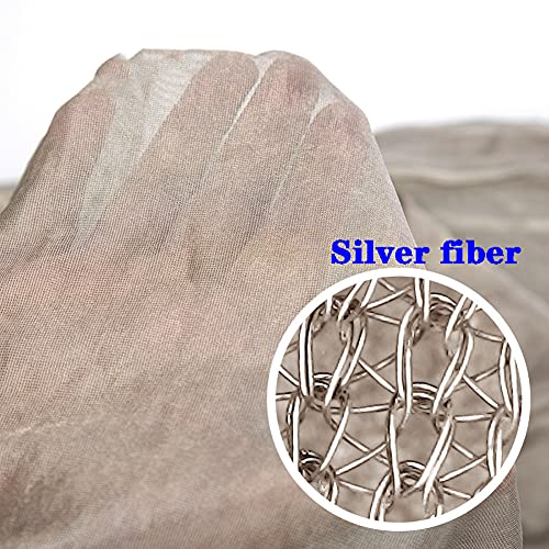 Nujeuho Glfzwj 100% Silver Fiber Emf Shielding Bed Canopy,Blocks Radiation/Emf/Wifi/5G & Other Rf Attenuation 10Mhz-10Ghz 35-60Db(Size:box King) #TOP2
