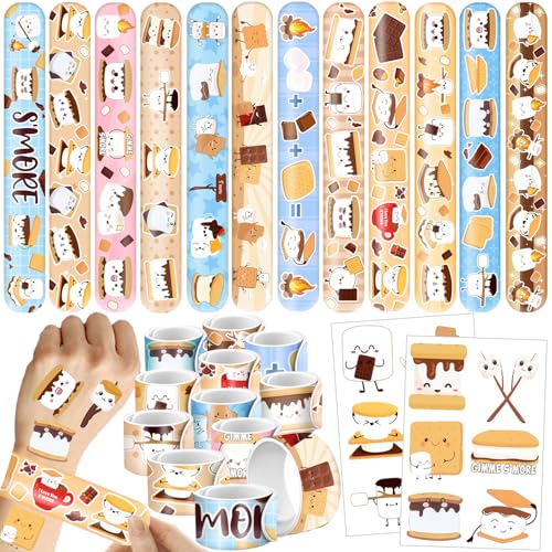 Bracelets Smores et tatouages temporaires pour garnir sac anniversaire