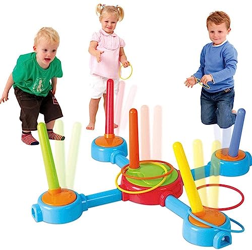 OOTSR 24 stücke Kunststoff Toss Ringe Set für Ring Toss Spiel, Drinnen draußen Kinder Target Übungsspiele, Party Favor Spiele, Karneval, Garten, Hinterhof, Game Booth (Großes Format)