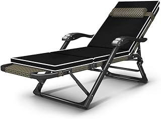 Conjuntos de móveis de jardim, espreguiçadeiras de acampamento, cadeiras de jardim, cadeiras dobráveis de gravidade, reclinável, à prova d'água, espreguiçadeiras de metal para escritório ao ar livre, belas paisagens