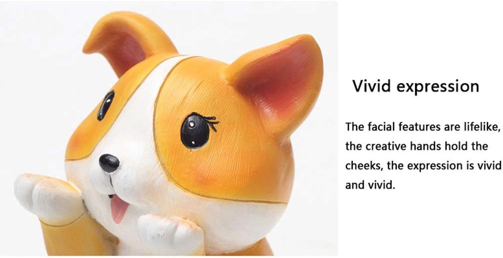 Glasses Frame Resin Animal Glasses Display Stand Multi-Function Small Decoration Display Stand Creative Sunglasses Stand Home Accessories Small Decoration Display Stand (Color : Corgi) (Schnauzer)
