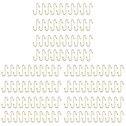 Angoily 120 Piezas Conectar Perchas Navideñas De Metal Mini Ganchos Para Árboles De Navidad Ganchos De Decoración En Forma De s Perchas De Adorno Ganchos Luces De Cadena Esférico Planchar
