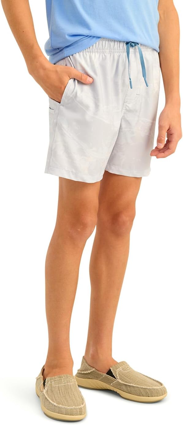 HUK Kids Pursuit Volley Pattern Short, Quick-Dry Shorts for Kids
