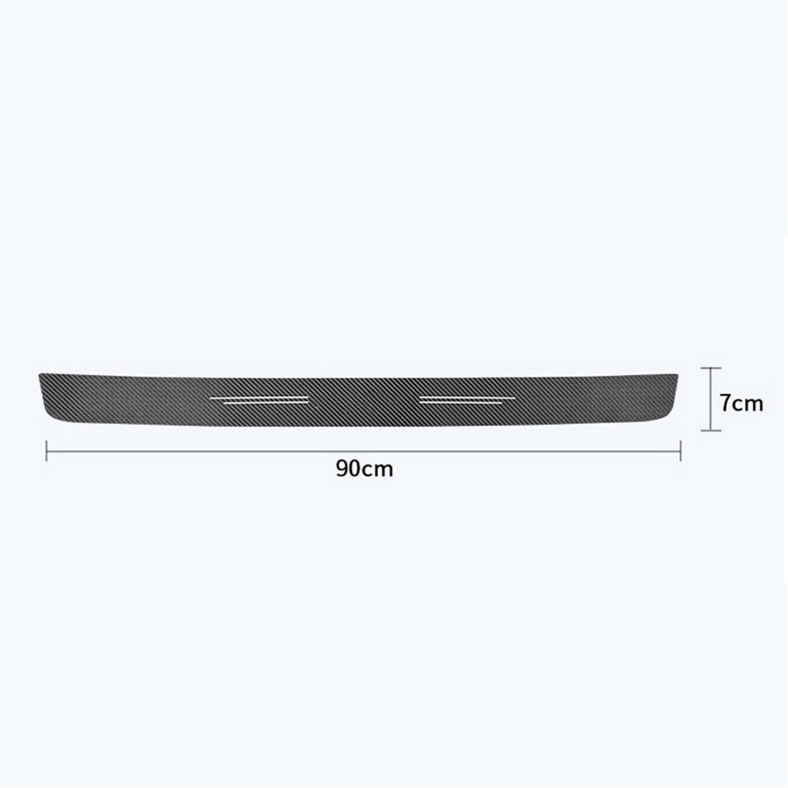 Tira Protectora de Parachoques Pegatinas de Fibra Carbono para Pedales Coche, antiarañazos y antidesgaste para el Maletero Trasero, diseñadas para Seat Arona